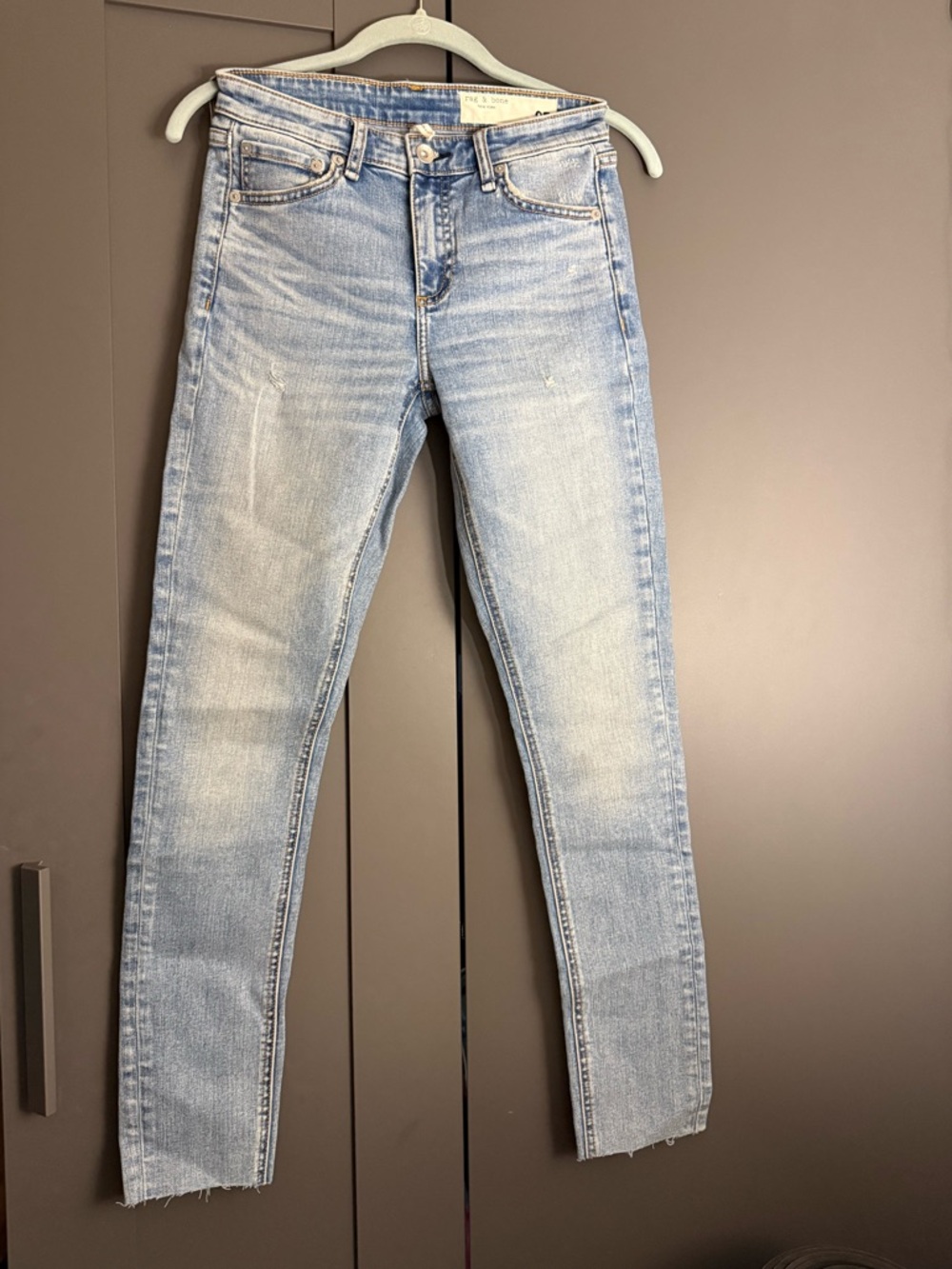 rag & bone Light Blue Skinny Jeans